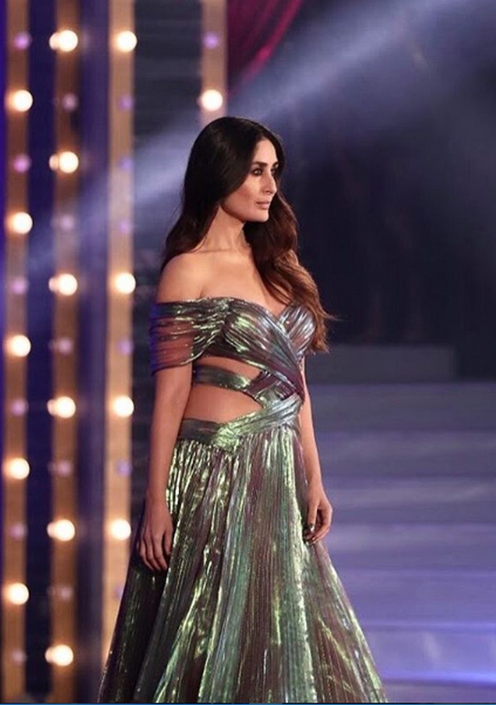 Kereena Kapoor setting new party trends in Monisha’s attire from the “Shades of a Diva’.