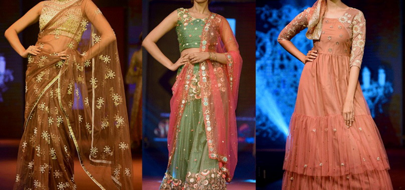 Mabrook Naval exemplified the feminine beauty at Manickath Global Fashion Week