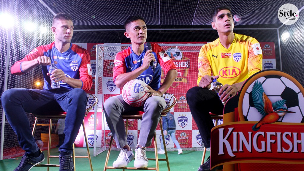 Bengaluru Football Club fans get a chance to shoot out their favourite footballers