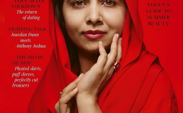 Malala Yousafzai looks powerful in red on British Vogue cover 