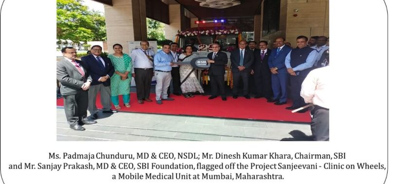 NSDL flags off Project Sanjeevani – Clinic on Wheels