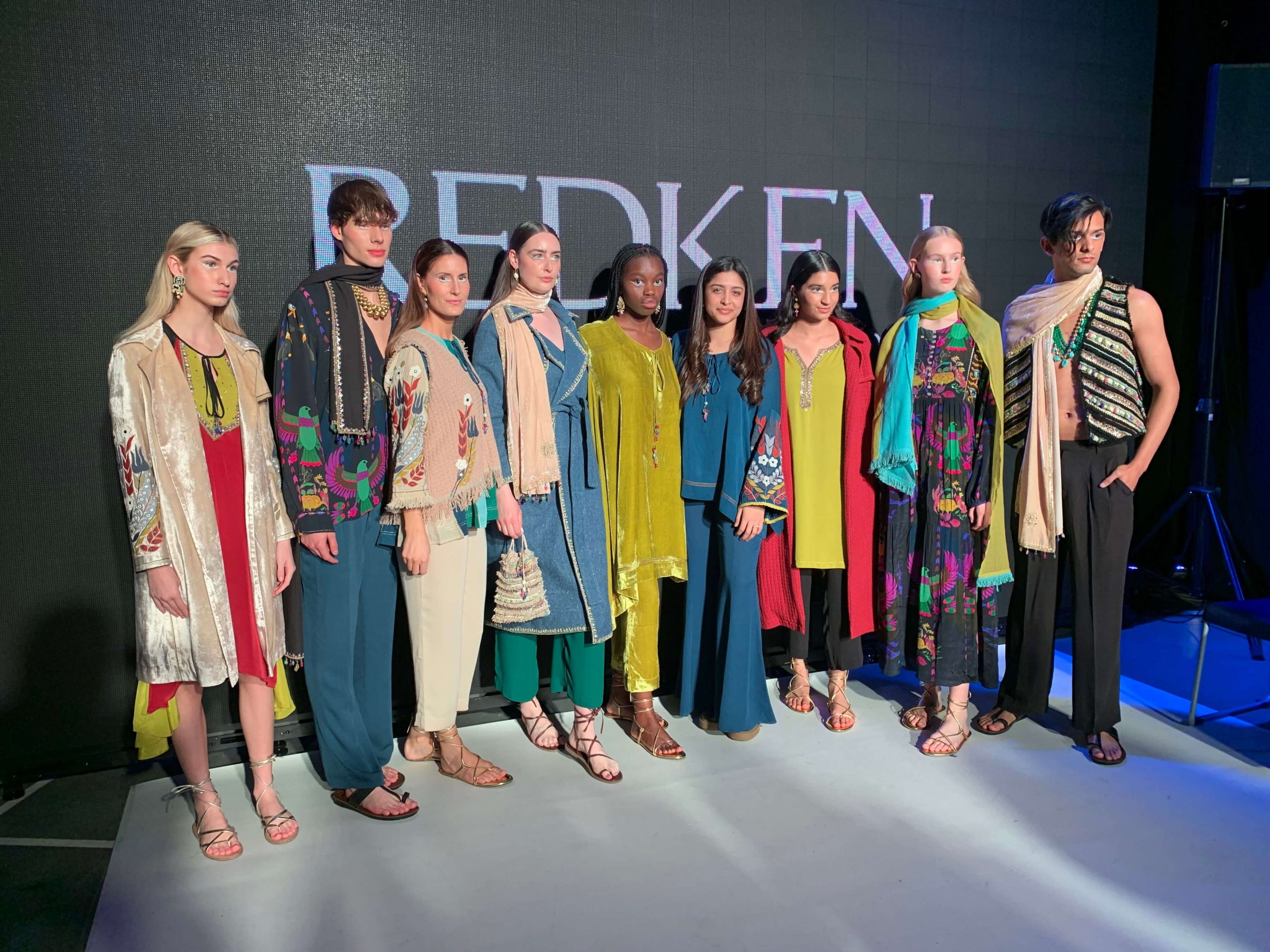 Devyani Mehrotra, an Indian Designer showcased her collection at Vancouver Fashion Week 2023