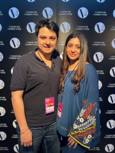 Devyani Mehrotra, an Indian Designer showcased her collection at Vancouver Fashion Week 2023