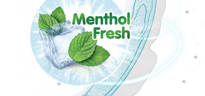 Flavored sanitary pads with peppermint and menthol to beat the summer heats!