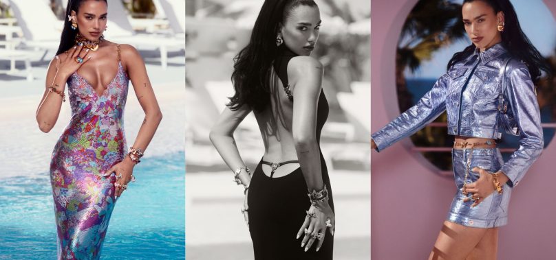 Donatella Versace And Dua Lipa Present Their Co-Designed ‘La Vacanza’ Women’s Collection