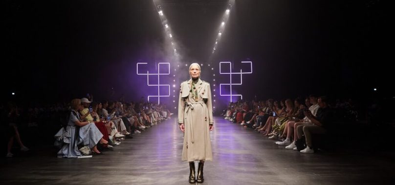 Danny Rienke presented the Spring Summer Collection 2024, Lust Garden, at Berlin Fashion Week