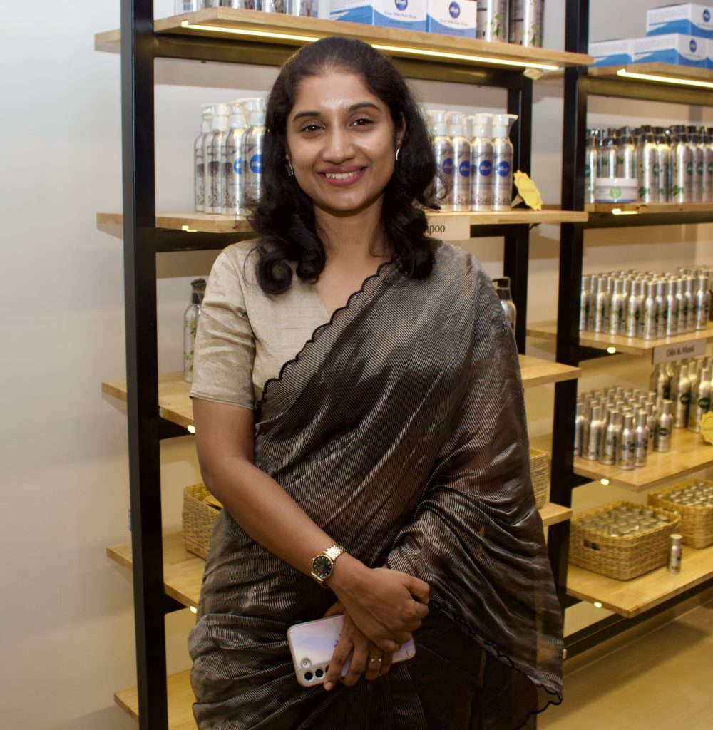 Vilvah's Founder and CEO, Ms. Kruthika Kumaran