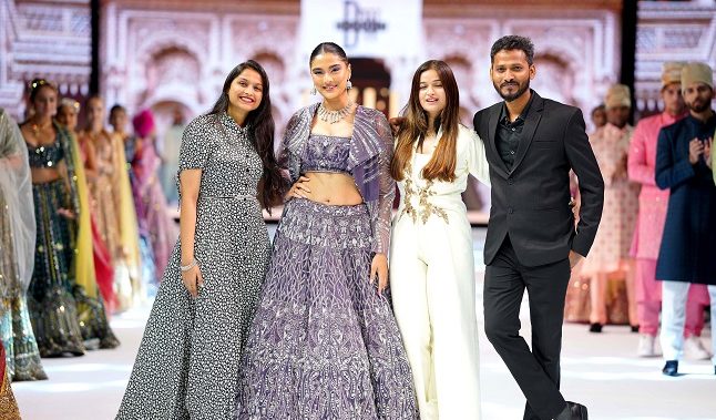 Bespokewala’s Adaa Collection Unveiled by Showstopper Saiee Manjrekar at the GMFL Runway Showcase in Dubai