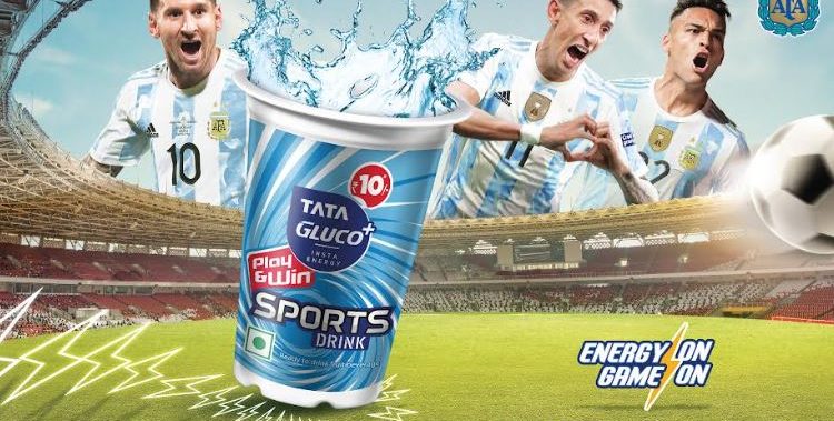 The Argentine Football Association and Tata Gluco+, Regional Sponsor in India, Present a New Product: Tata Gluco+ Sports Drink