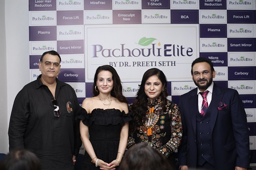 Pachouli Inaugurates Flagship Clinic Pachouli Elite in Noida; Witnessed Star Studded Presence of Gadar 2 Fame Ameesha Patel