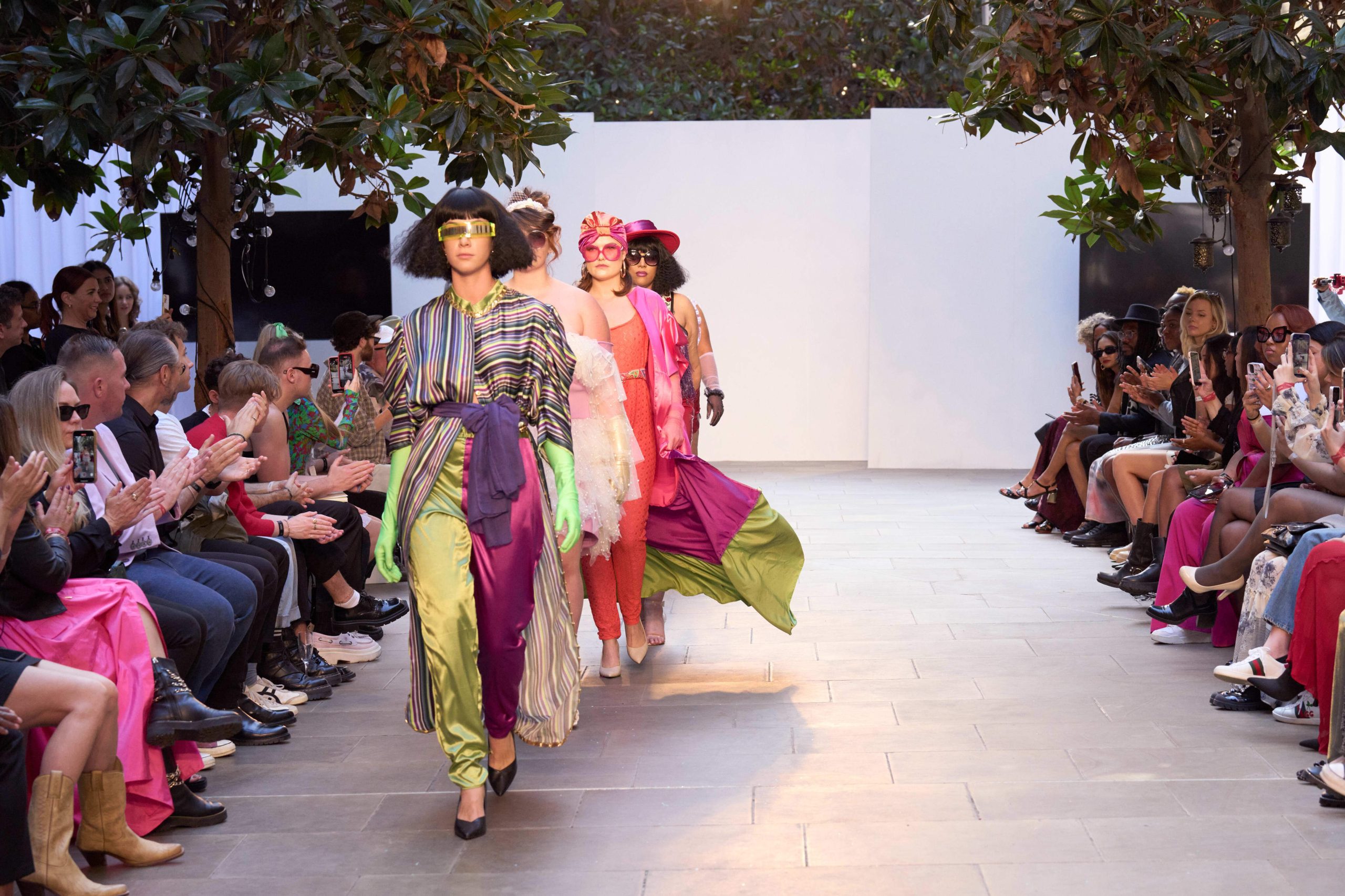 Designers From Around The World Launch Collections At Emerge SS24 In London Fashion Week