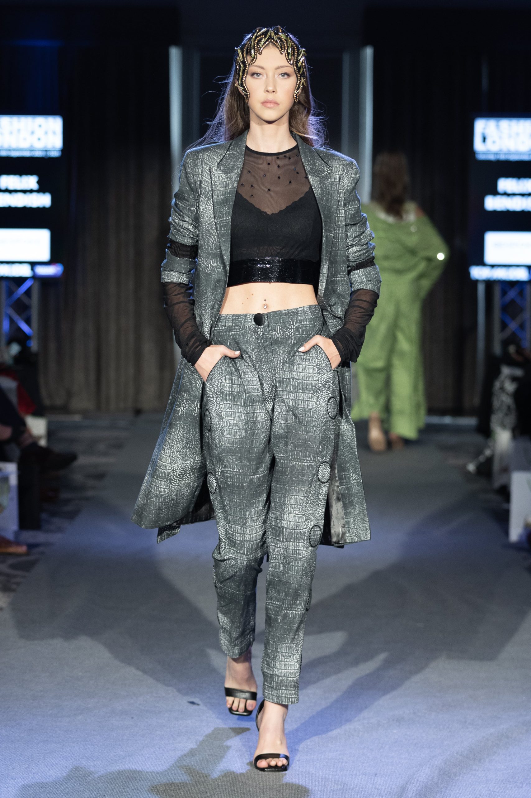 Felix Bendish SS24 Fierce Momentum Catwalk Show at London Fashion Week