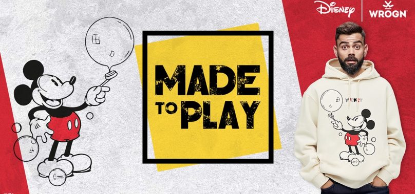 Wrogn Joins Hands with Disney to Launch Made to Play, an Apparel Collection that Evokes Nostalgia through Beloved Disney Characters