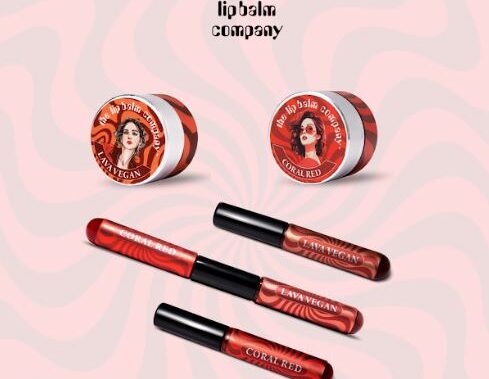 Introducing The Lip Balm Company’s Newest Lip Sensations: Coral Red and Lava Vegan Tinted Lip Balms in Eco-Friendly Glass Packaging