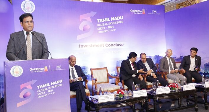 TN is 1st Port of Call, Minister Dr. T.R.B. Rajaa tells industrialists & Investors