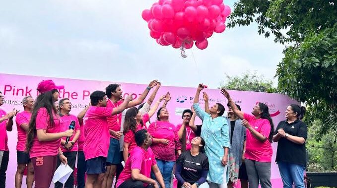 BGS Gleneagles Hospital’s ‘Pink Wave’ Empowers Breast Cancer Awareness: 2000+ Join ‘Pink Up the Pace’ Run