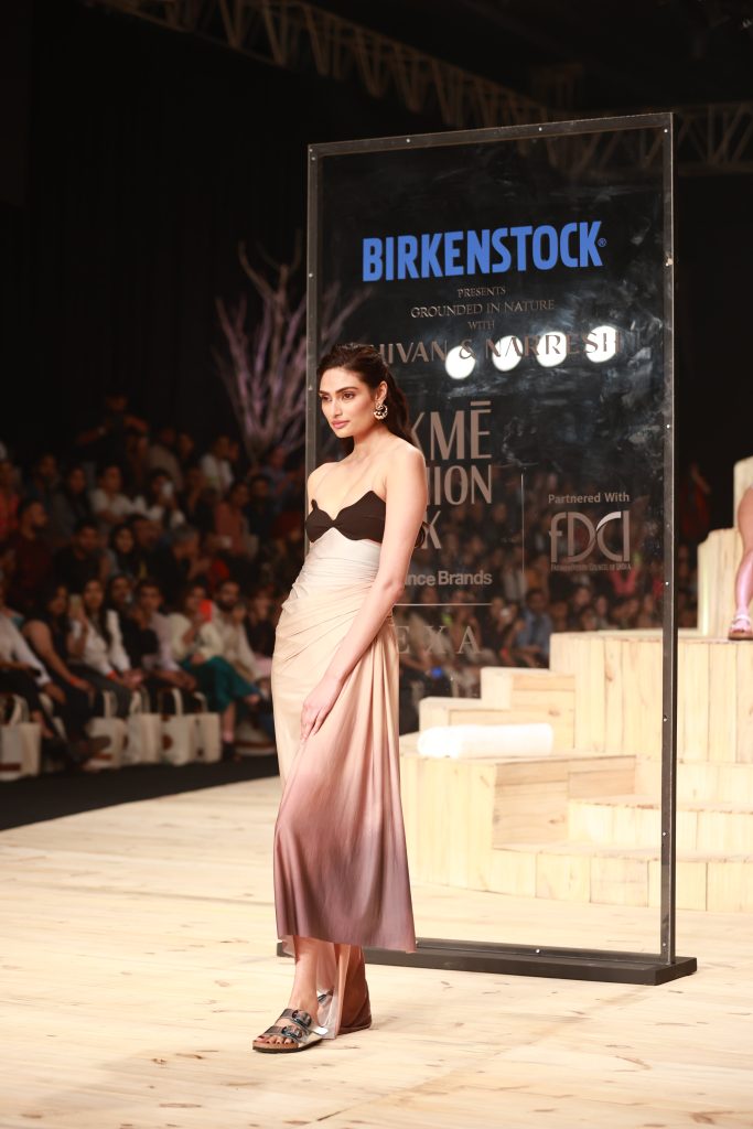Athiya Shetty BIRKENSTOCK presents GROUNDED IN NATURE with SHIVAN NARRESH at LAKMÉ FASHION WEEK X FDCI(2) min