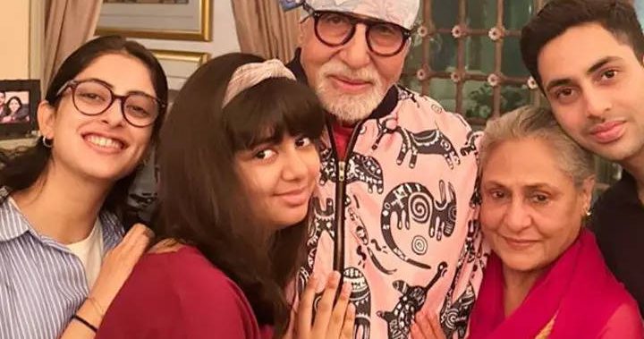 Pics from ​Big B’s 81st b’day bash with family