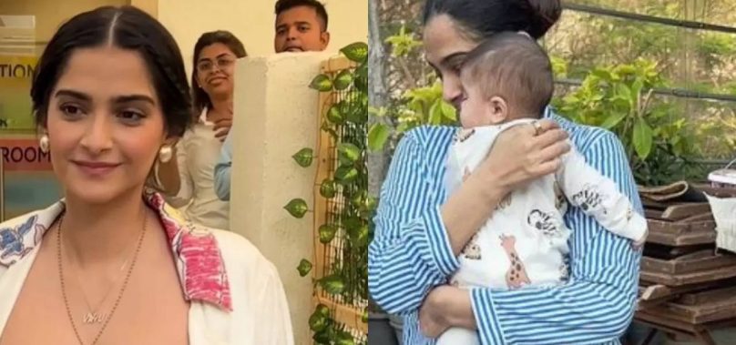 Doting mom Sonam flaunts chain with Vayu’s name