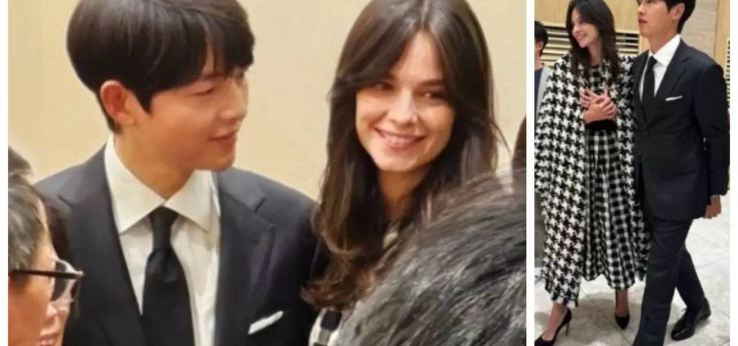 Song Joong-ki and wife attend sister’s wedding