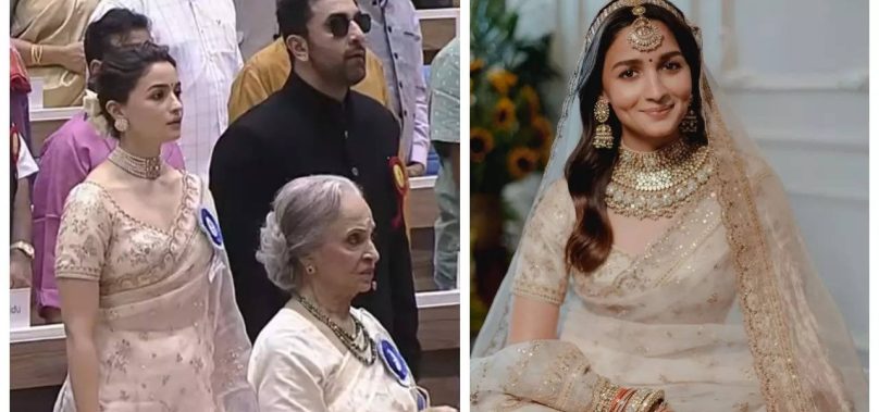 Alia repeats wedding saree; netizens react