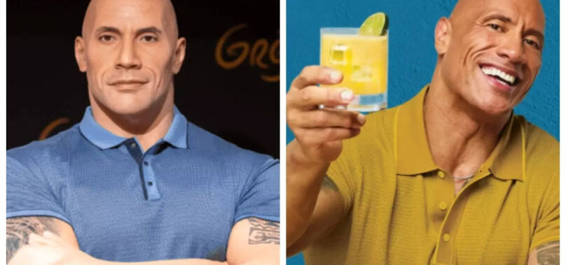 The Rock reacts to controversial waxwork