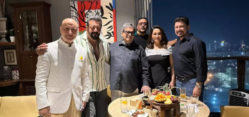 Madhuri-Sanjay Dutt, Jackie Shroff re-unite