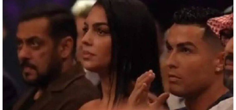 Salman-Cristiano snapped at a boxing match