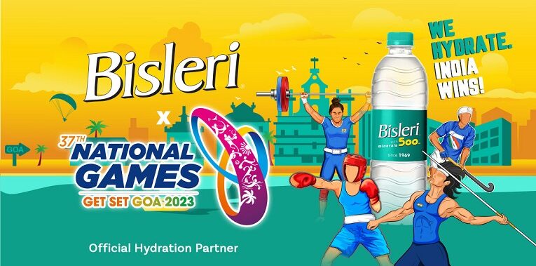 Bisleri Partners with the Biggest Sporting Event – 2023 National Games of India as the Official Hydration Partner