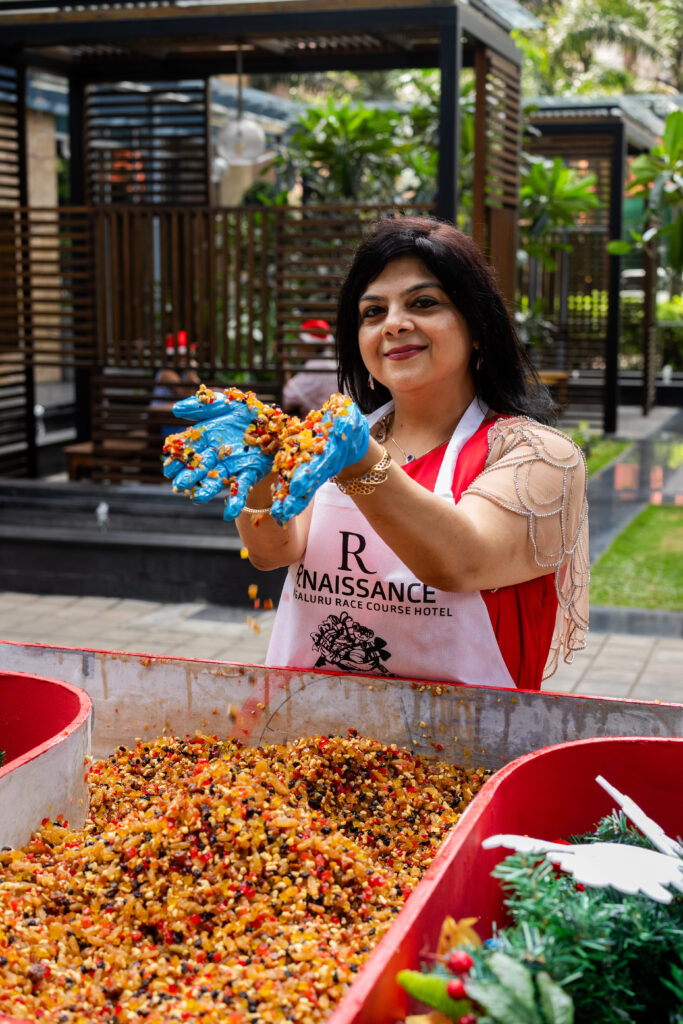 Khushboo Nagpal - Renaissance Bengaluru Race Course Hotel celebrated the annual Cake-Mixing Ceremony