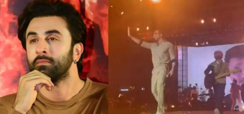 Ranbir dances to Channa Mereya at Arijit’s concert