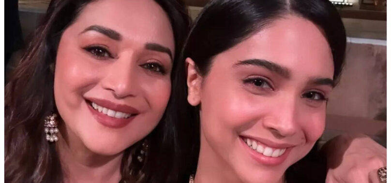 Sharvari meet her idol Madhuri Dixit