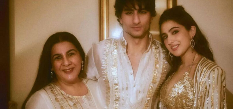 Sara shares Diwali pics with Ibrahim, Amrita Singh