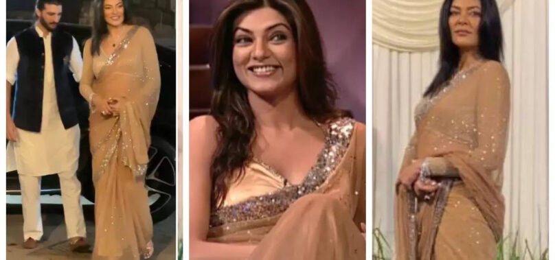 Sushmita repeats her KWK saree for Diwali