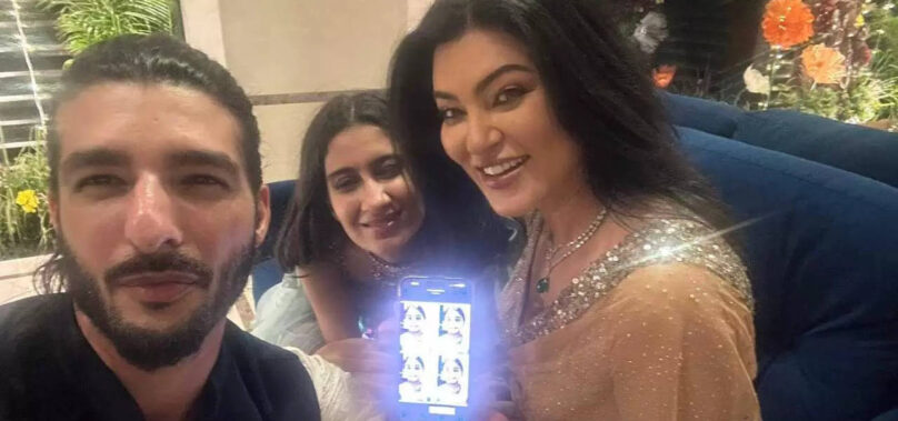 Sushmita shares Diwali pics with Rohman, Renee