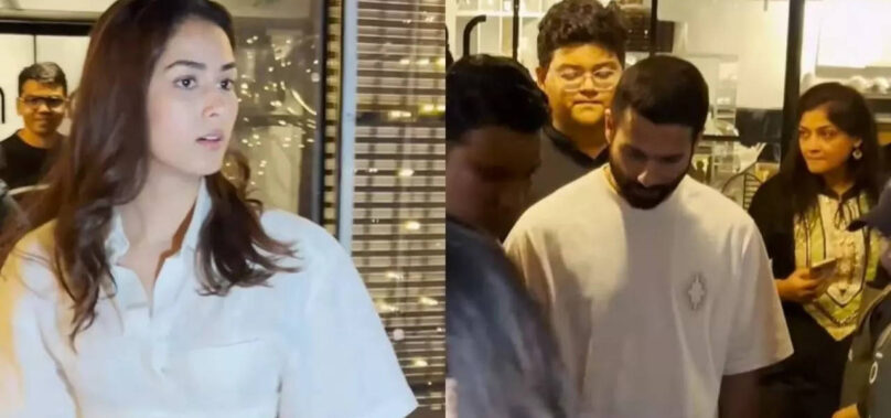 Shahid-Mira twin in white on dinner date