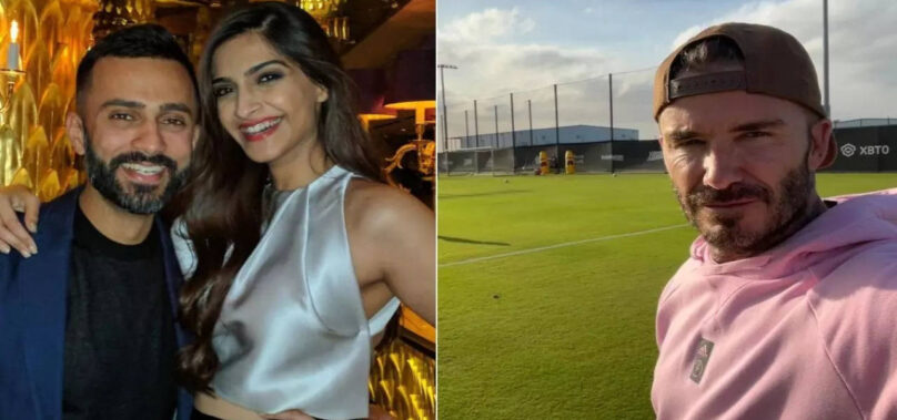 Sonam Kapoor-Anand Ahuja to host David Beckham