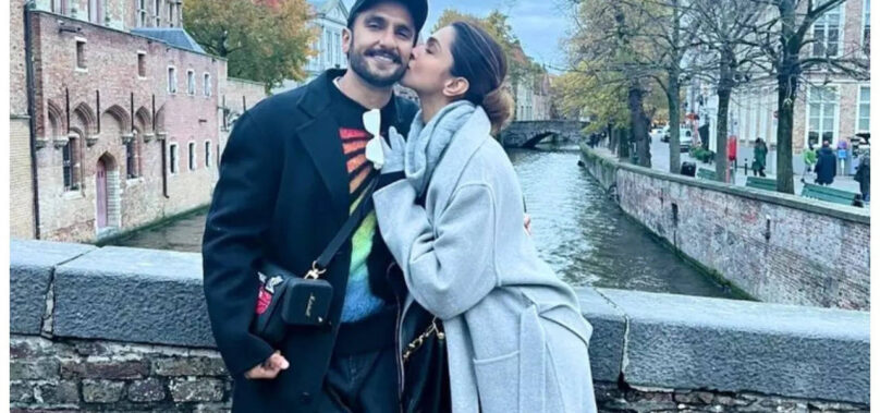 Deepika kisses Ranveer in new photo