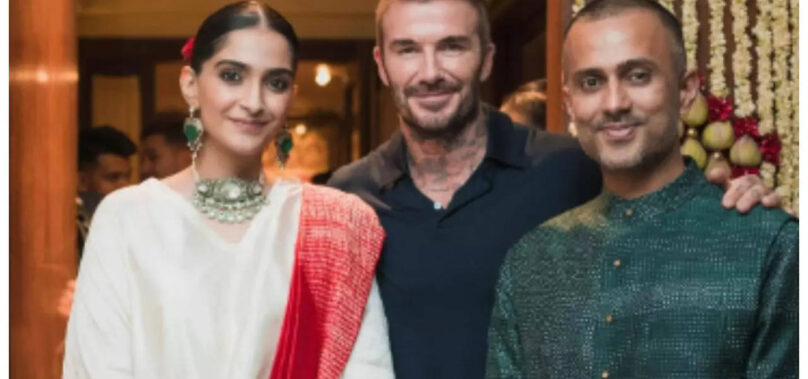 Sonam shares inside pics from Beckham’s party