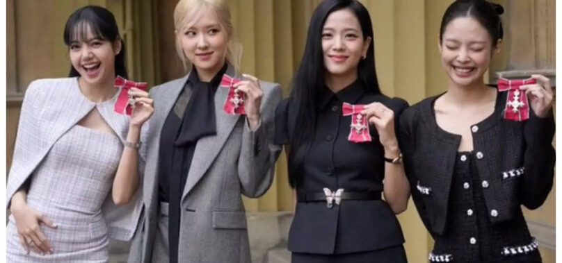 BLACKPINK receives MBE from King Charles