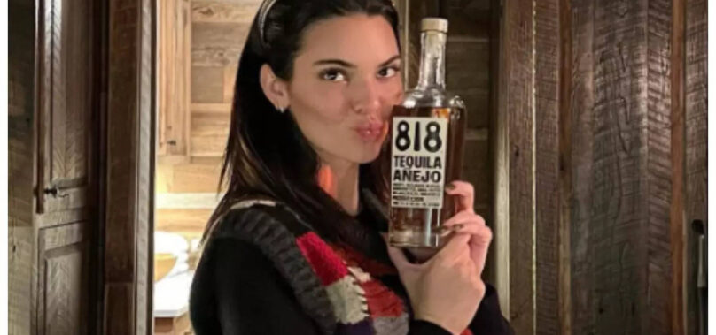 Kendall Jenner spreads holiday cheer