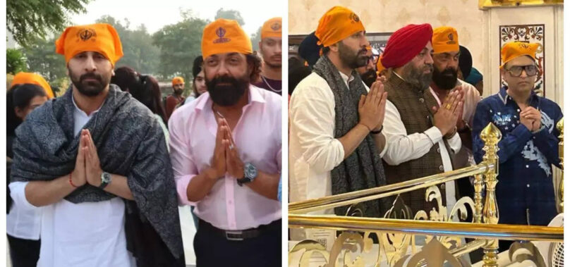 Ranbir-Bobby seek blessings at Gurudwara