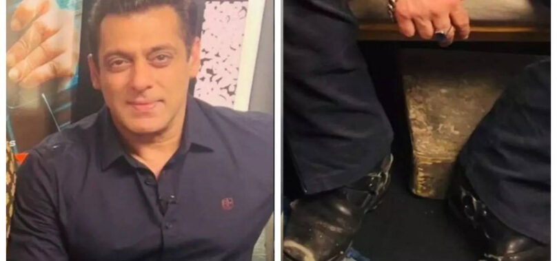 Salman sports torn, faded shoes at promotions