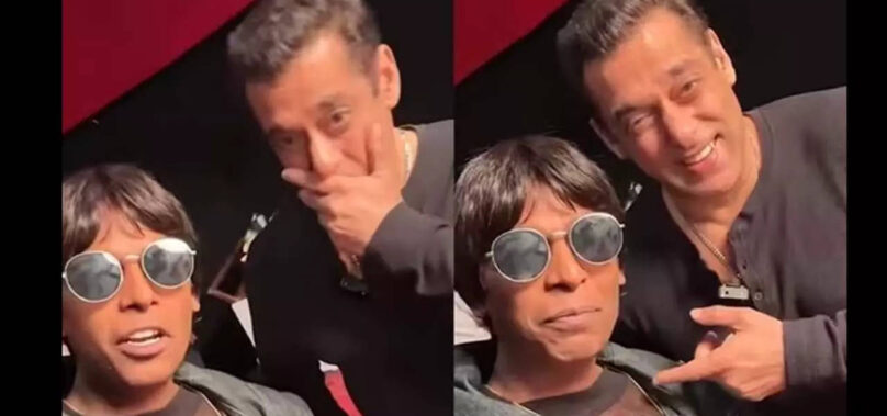 Salman meets SRK’s impersonator – Watch