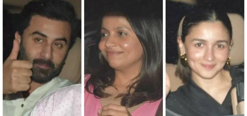 Ranbir-Alia join Shaheen for b’day dinner