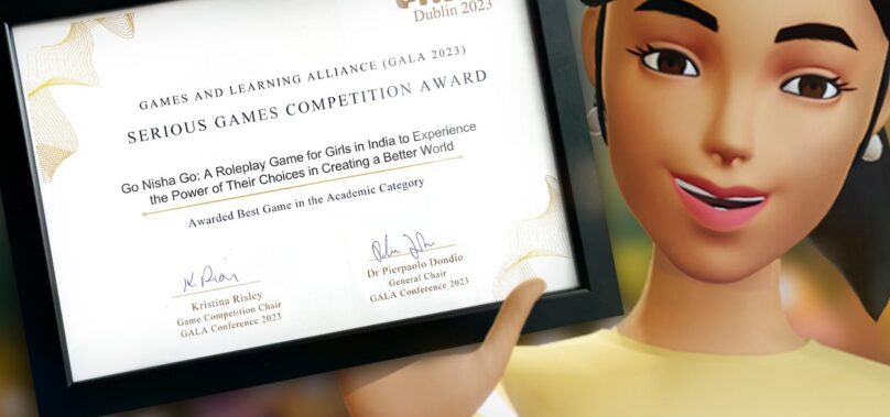 Go Nisha Go Wins ‘Best Serious Game’ at the Gala2023 Serious Games Competition