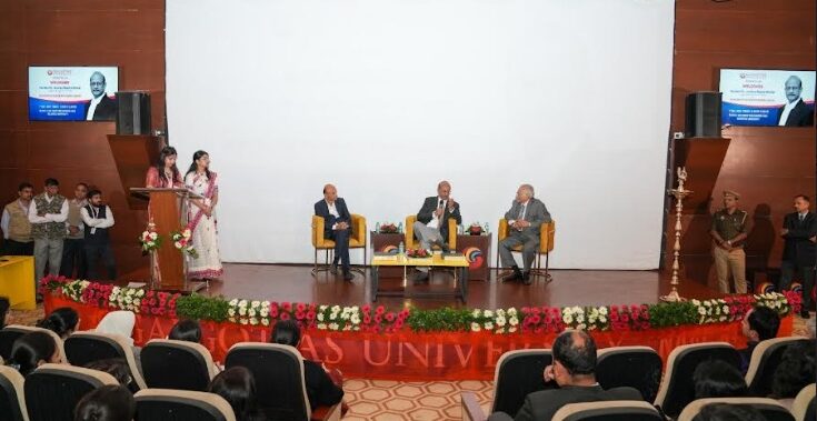 Inspiring Dialogue on Legal Education: Justice Rajesh Bindal Addresses Galgotias University’s School of Law