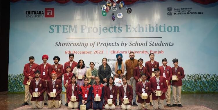 STEM Projects Exhibition to Incline School Students Towards Science & Technology Organized by Chitkara University