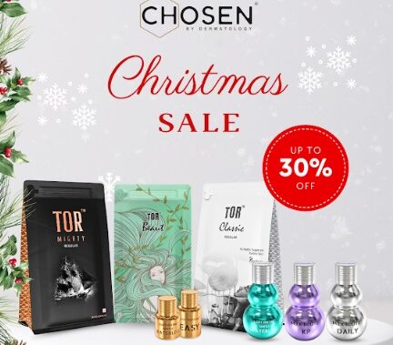 CHOSEN by Dermatology Announces Up to 30% Christmas Offers on Collagen Supplements and DIY Chemical Peels