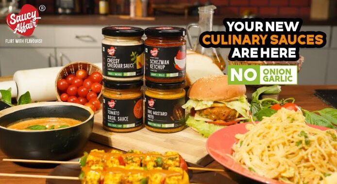 Saucy Affair Unveils Delectable “No Onion No Garlic” Range, Redefining Culinary Creativity